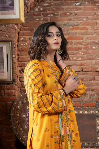 2 Piece Unstitched Embroidered Lawn
