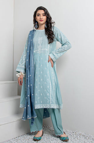 3 Piece Pret Embroidered Lawn