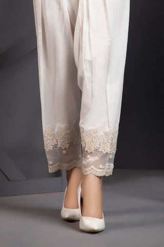 01 Piece Embroidered Cigarette Pant