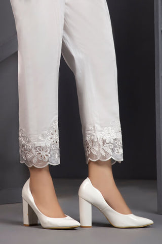 01 Piece Embroidered Cigarette Pant